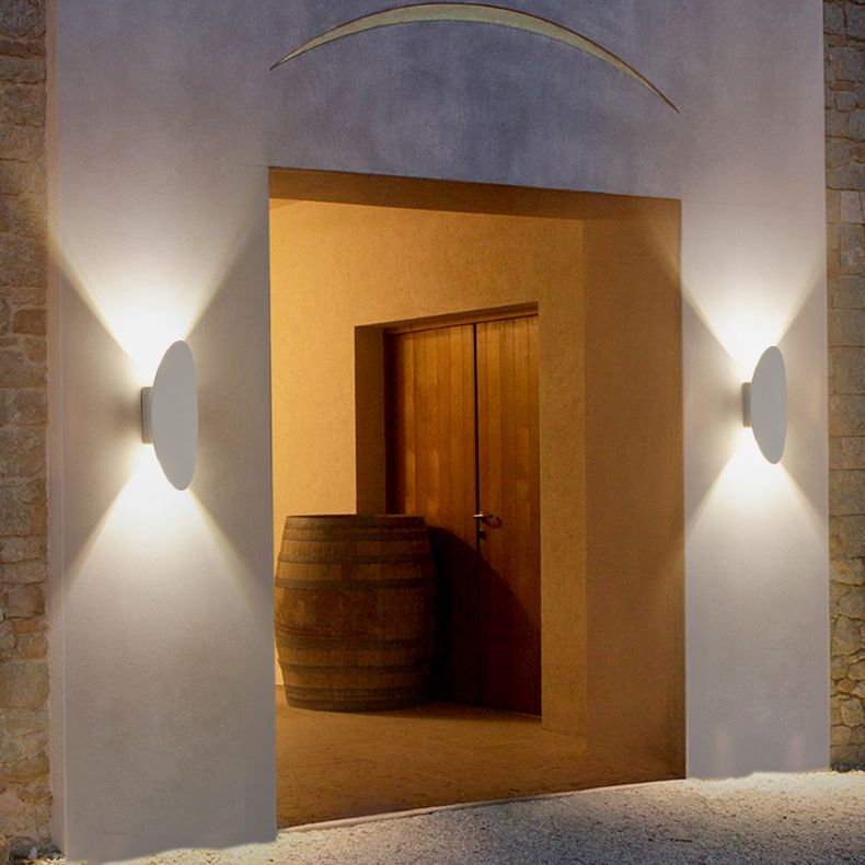 Modern Minimalist Style Up and Down LED Wall Sconce Metal Wall Mounted Lamps for Doorway