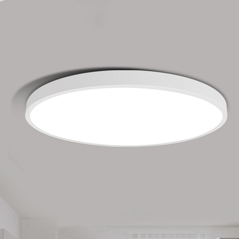 Acryl Ronde Moderne Stijl LED Plafond Licht Minimalisme Woonkamer Flush-mount Lamp