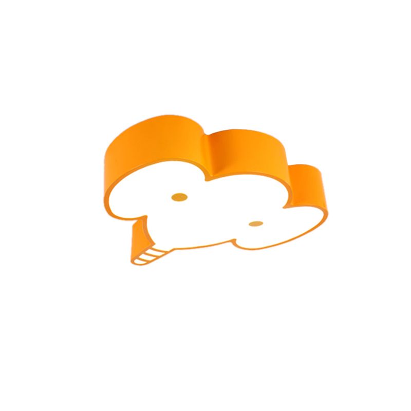 Metal Elephant Ceiling Mount Light Kindergarten Nursing Room Lovely Ceiling Lamp