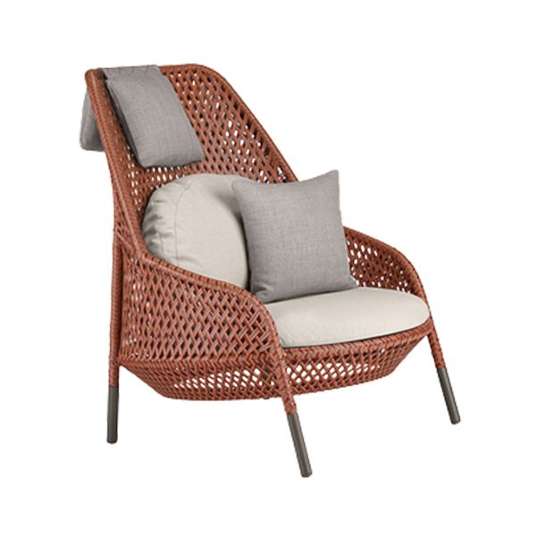 UV and Water Resistant Patio Sofa 31.49" Wide Outdoor Sofa with Cushion