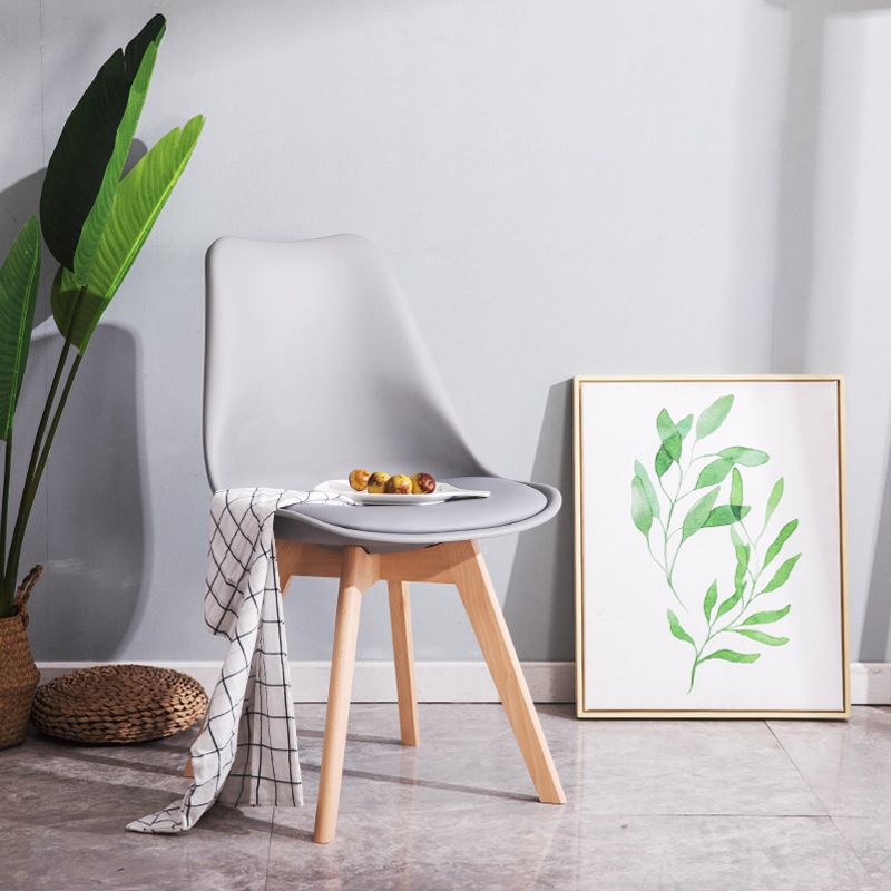 Sedia da sala da pranzo parsons tappezzeria scandinava