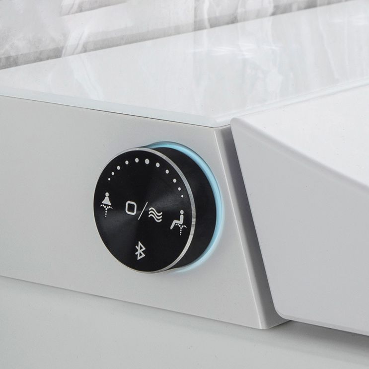 Elongated Wall Hung Toilet Ceramic Smart Toilet with Unlimited Warm Water