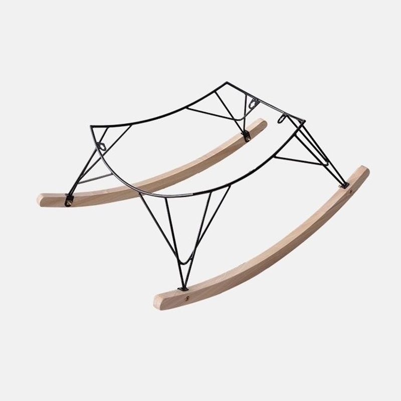 Modern Rocking Chair Upholstered Button-Tufted Glider for Living Room