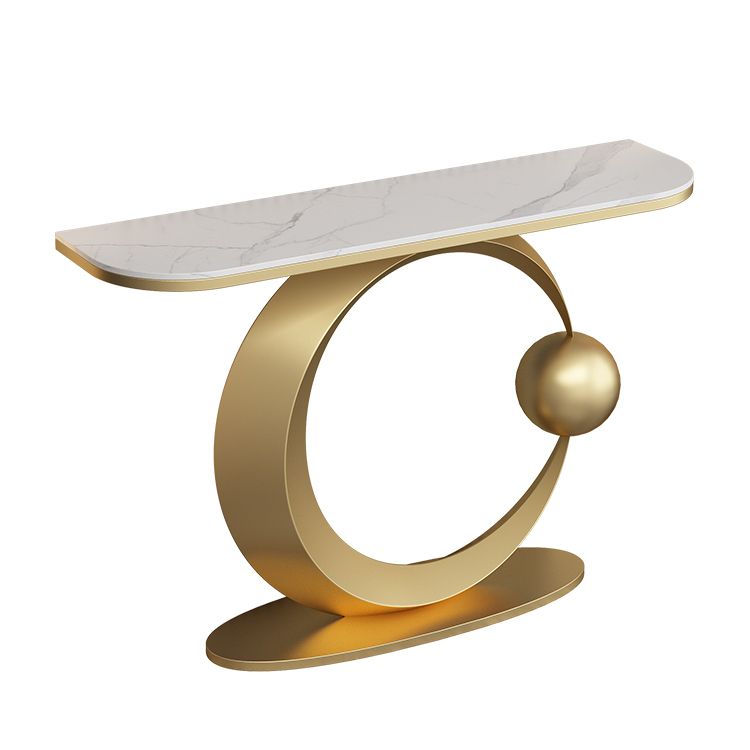 Contemporary Console Accent Table Half Moon Console Sofa Table