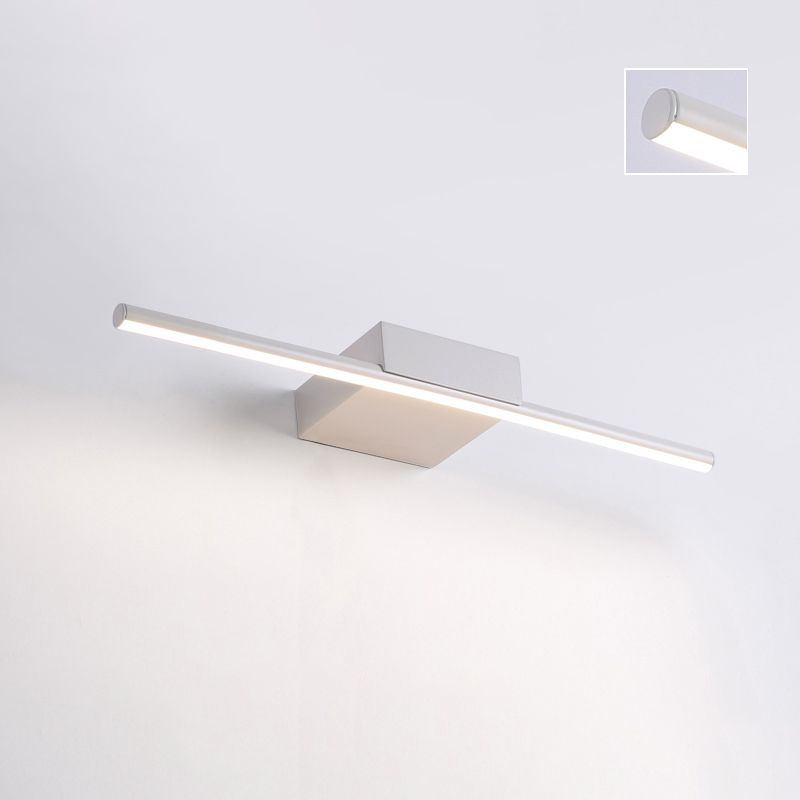 Lineares Metall Waschtisch Wandlicht Minimalismus 1-Licht Wandleuchte für Badezimmer