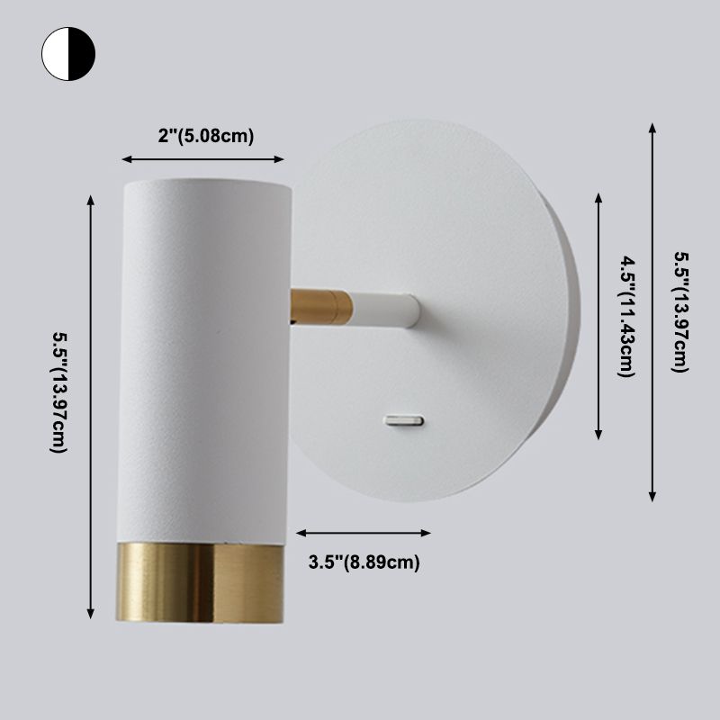 Einfache Leuchtenleuchte zeitgenössische Wandleuchte für Schlafzimmer