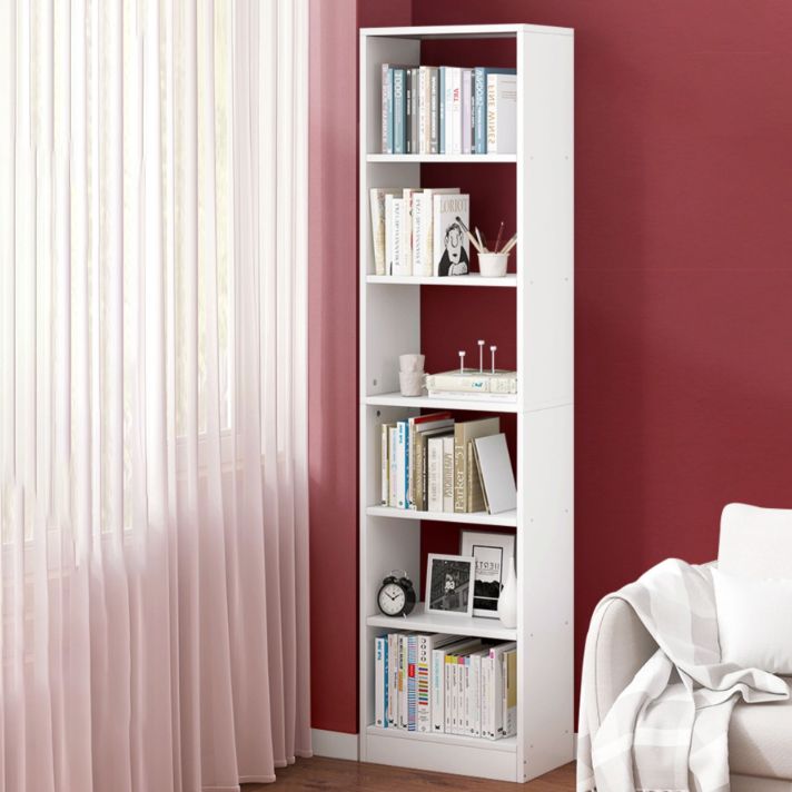 Multiple Colors Modern Style Bookshelf Engineer Wood Bookcase