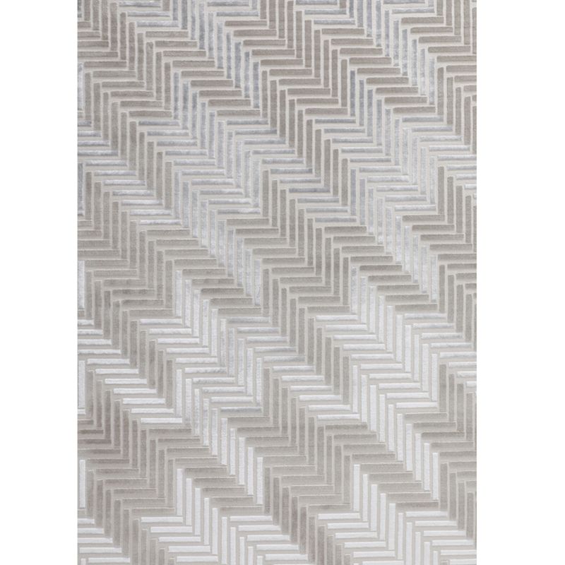 Zone de couleur unie moderne tapis en polyester gris tapis de soins faciles pour la décoration intérieure