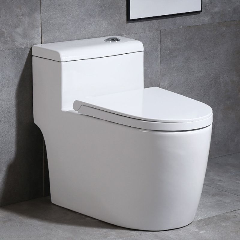 Contemporary One Piece Toilet Floor Mounted Toilet Bowl for Washroom
