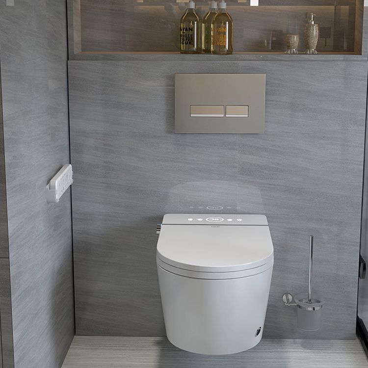 Dual Flush Wall Hung Toilet Set Elongated Wall Mounted Bidet