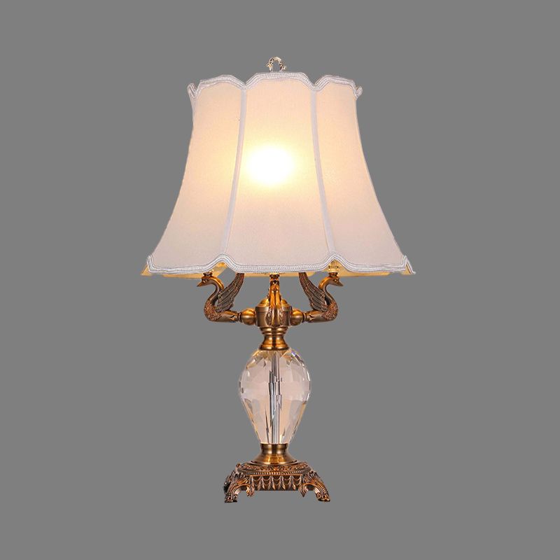Wit wijd uitlopende bureau Licht Modernist