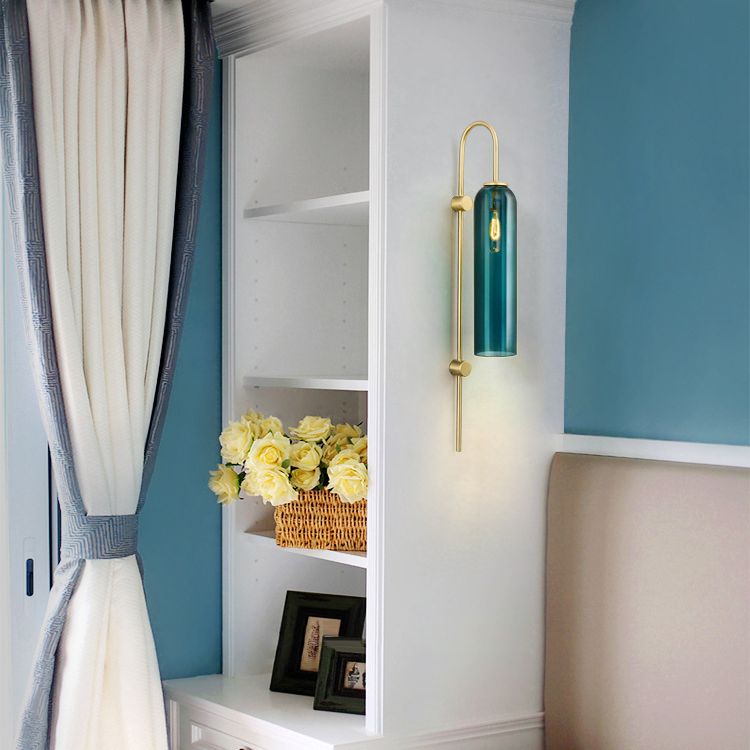 1 luminaire mural en verre clair