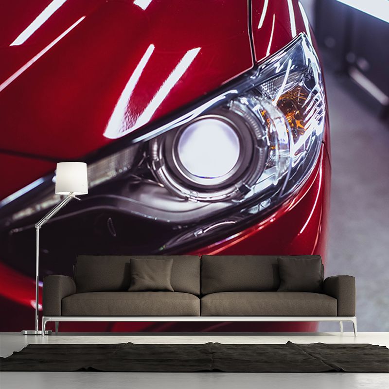 Contemporary Car Wall Covering for Sleeping Room, Custom Size Available