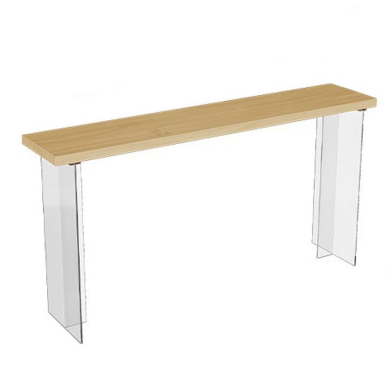 Glam Solid Wood Bar Table Tulip Dining Table for Kitchen Living Room