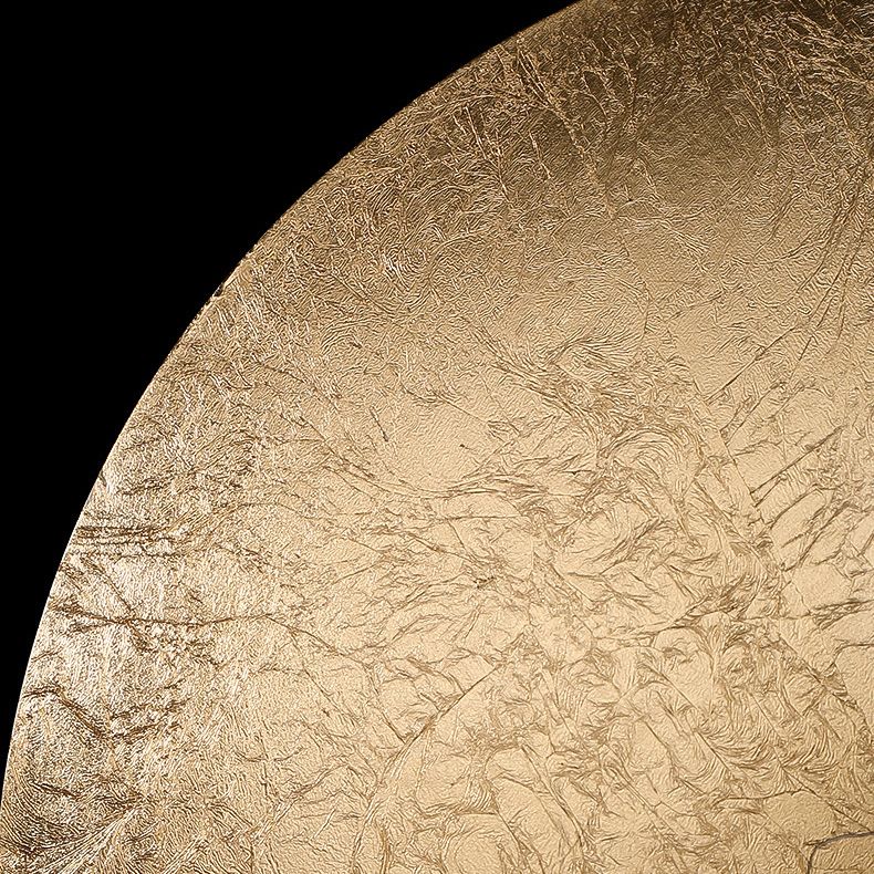 Lámpara de pared LED creativa moderna Luz de pared de hierro giratorio circular para espacios interiores