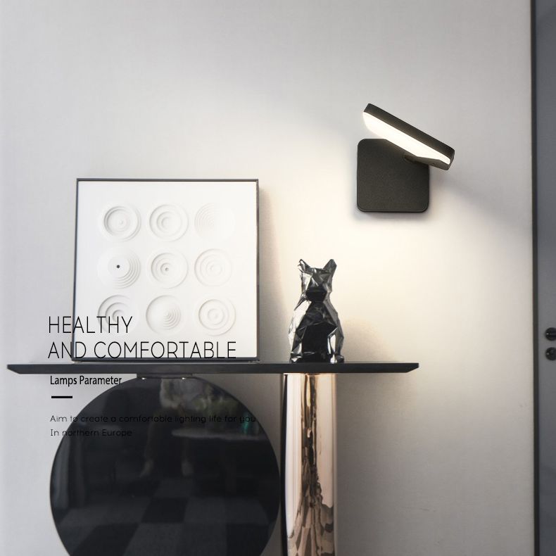 Luz de estudio de dormitorio de interior de pared de pared de pared moderna