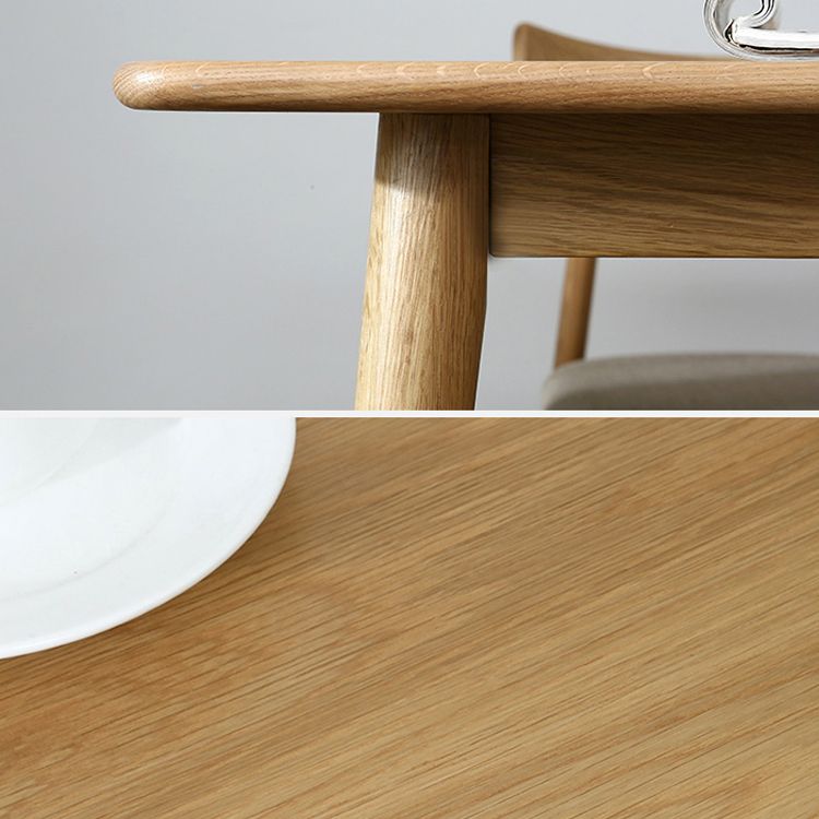 Solid Wood 4 Legs Dining Site Table eigentijdse dinette tafel voor thuiskeuken
