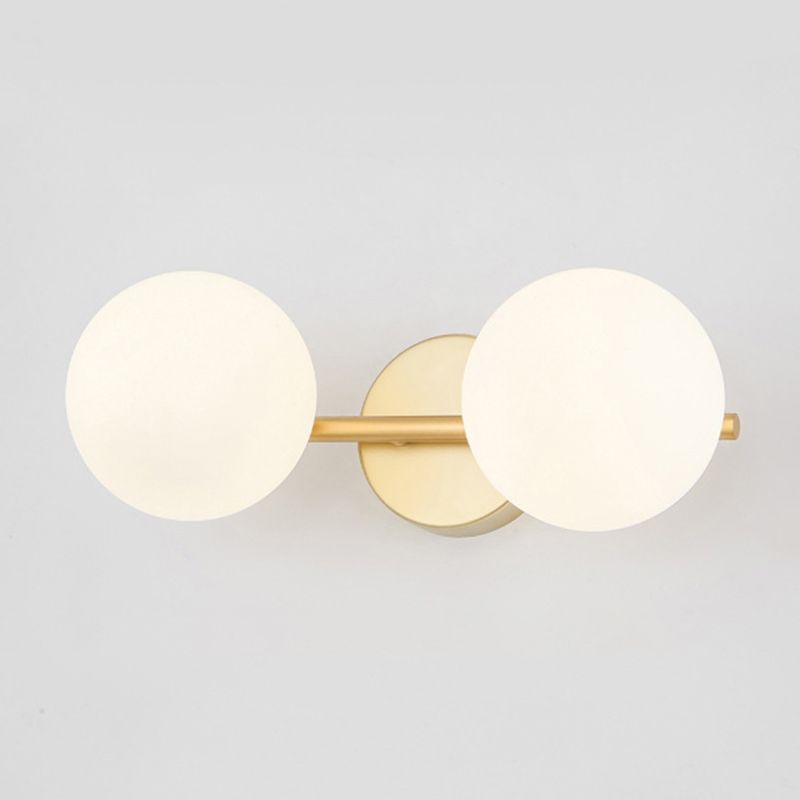 Nordic Style Golden Vanity Light Ball Shape Vanity Lamp for Shower Room