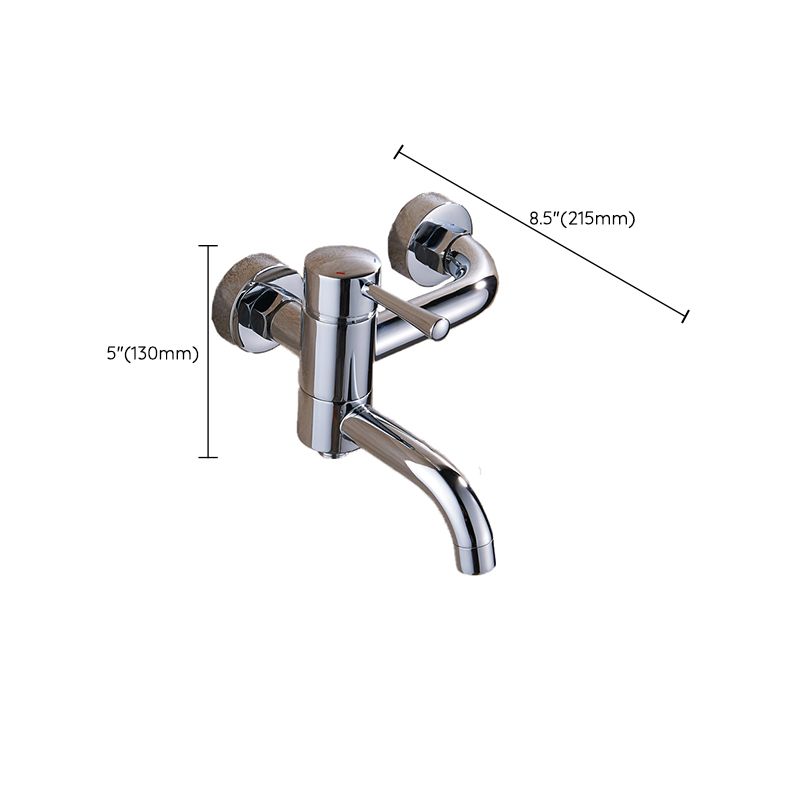 Popular Bathtub Faucet Swivel Spout Wall Mounted Tub Filler Trim