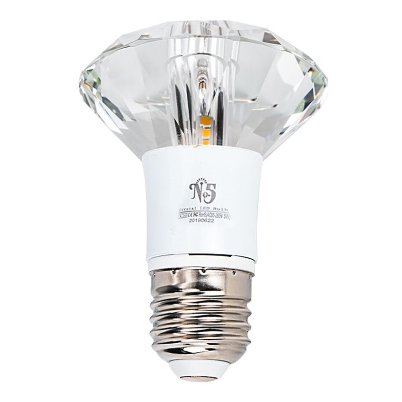 Moderne, schlichte Kristall-Deckenleuchte, rautenförmige Mini-Unterputzleuchte mit Metallbaldachin für Flur, Gang