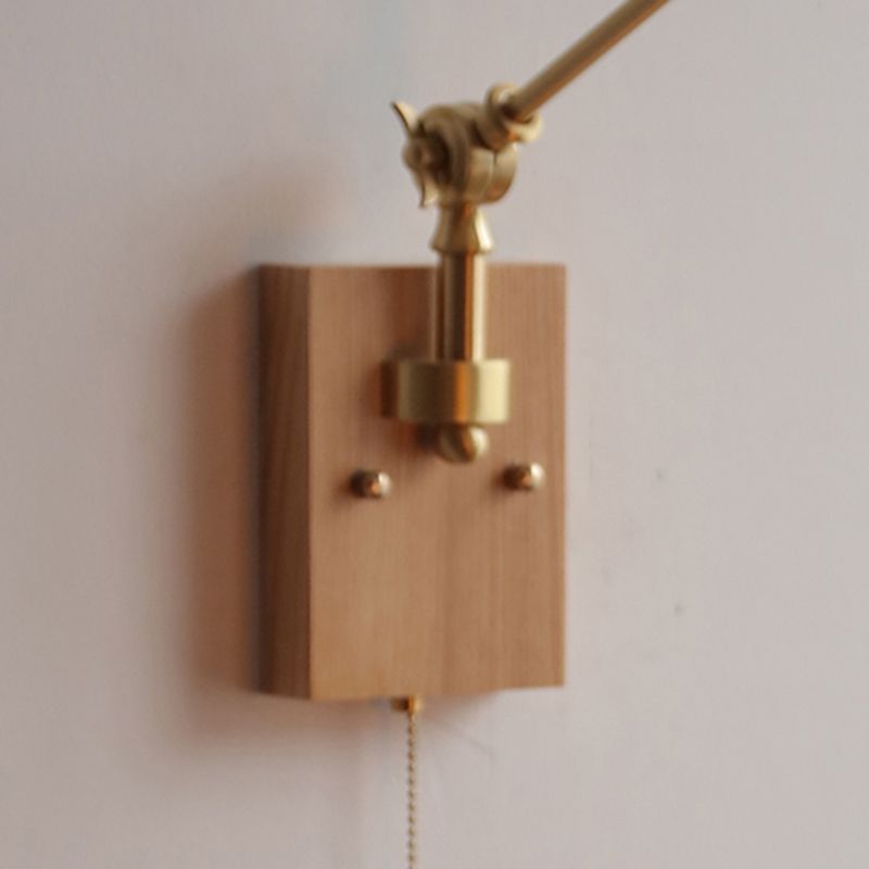 Swing Arm Wall Lamp Modern Ceramic Sconce Lighting for Bedroom