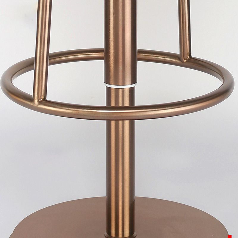 Glam Style Bar Stool Leather Backless Counter Stool for Bristol