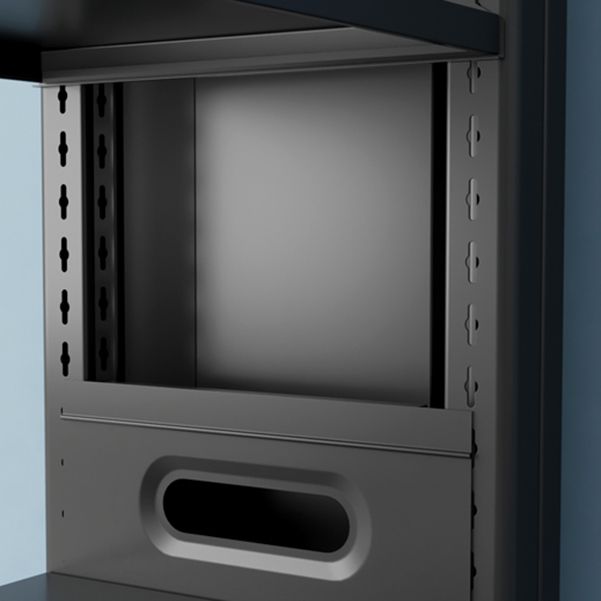 Urban Open Back Shelf Bookcase Standard Steel Bookshelf for Study Room