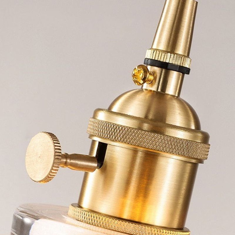 Crystal Modern Wall Sconce Flower Shape Vanity Lamp with Glass Shade for Living Room