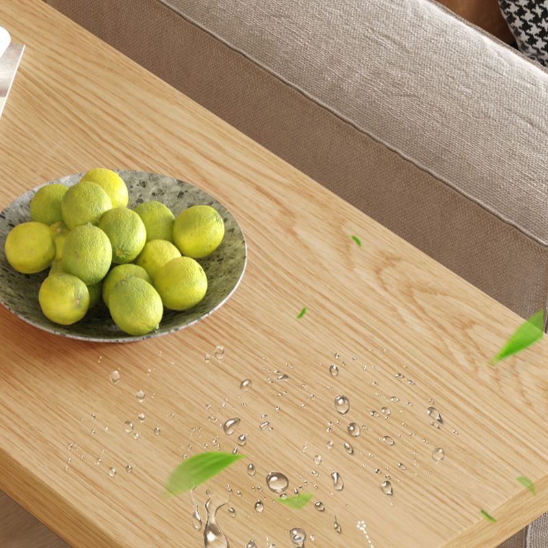 Modern Solid Wood Bar Table Rectangle Dining Table for Kitchen