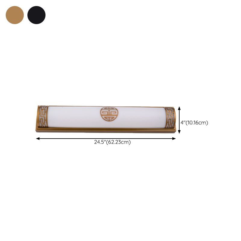 Contemporary Vanity Lighting Metal Wall Light Fixture for Bathroom