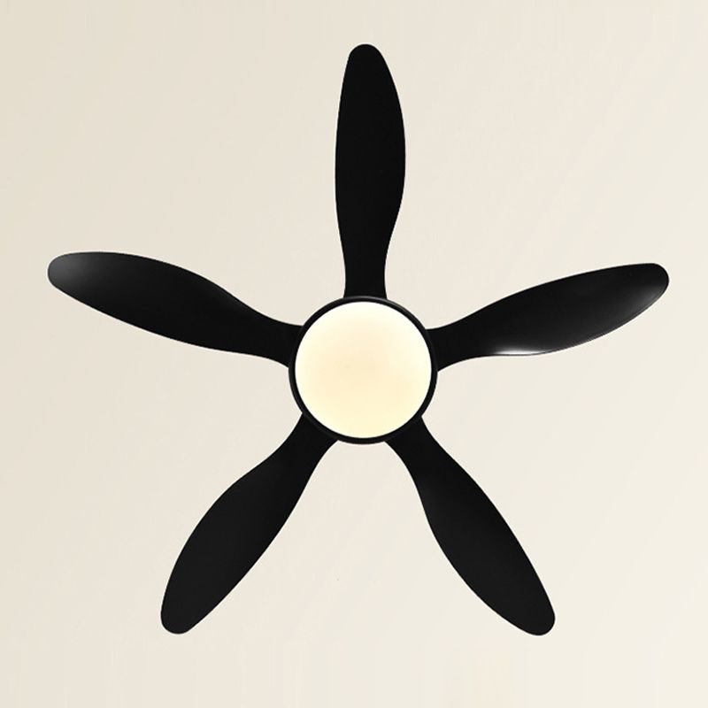 Nordic Style Ceiling Fan Lamp LED Circle Shape Ceiling Fan Light for Living Room