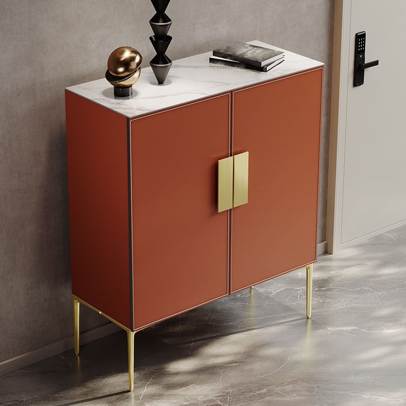 Orange Cabinet Standard 33.46" Tall Accent Cabinet with Doors