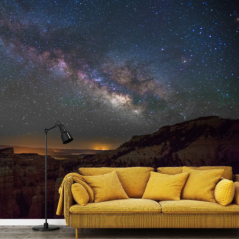 Beautiful Universe Removable Wall Mural for Sleeping Room, Stain Resistant