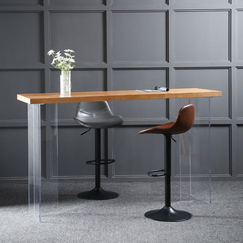 Modern Adjustable Height Barstool Faux Leather Swivel Bar Stools