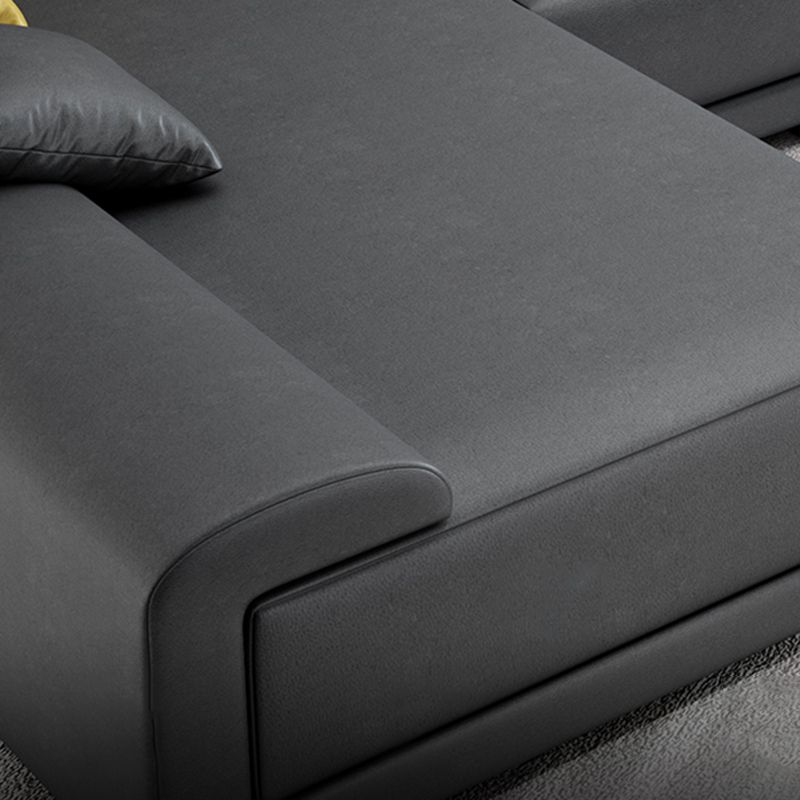 Contemporary Removable Cushions Pillow Top Arm Sectionals for Living Room