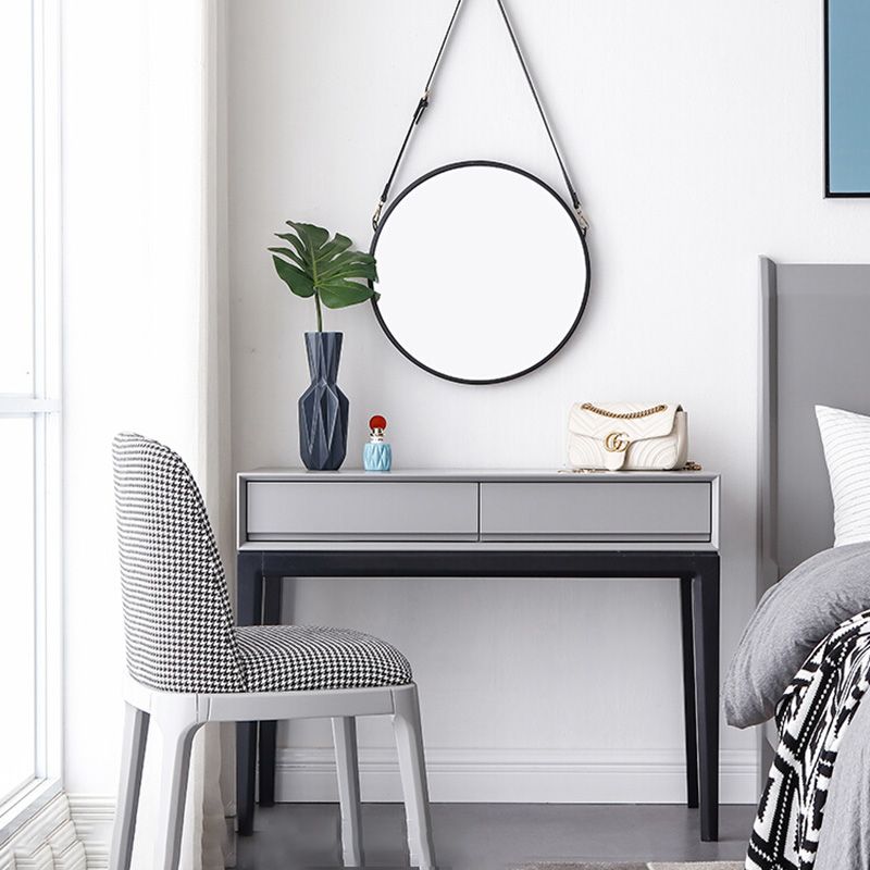 Modern Wooden Mirror Bedroom With Drawer Standing Vanity Dressing Table