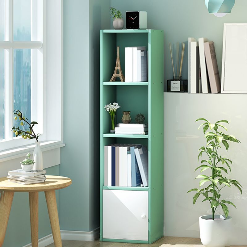 Modern Wood Bookcase, Geometric Bookshelf for Any Room, 13" L X 9.5" W