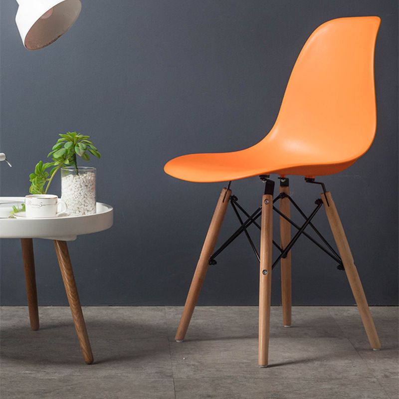 Sedia laterale in legno in stile glam sedia da pranzo per finitura opaca per sala da pranzo