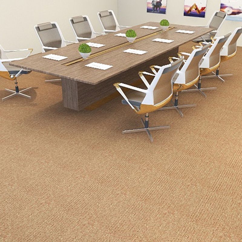 Carpet Tile Fade Resistant Non-Skid Solid Color Self-Stick Carpet Tiles Dining Room