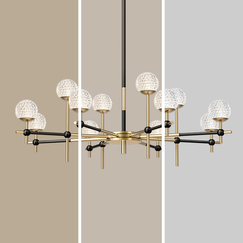 Branch Iron Suspension Light Postmodern Chandelier for Living Room Dinning Room