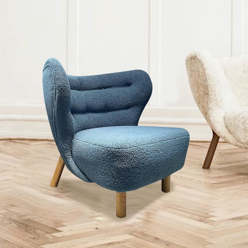 30.7" L x28.3"W x31.4"H Chair Armless Solid Wood Frame Chair