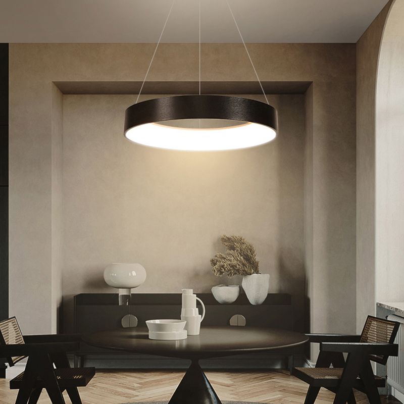 Modern Simple Style LED Pendant Light Living Room Hanging Light Fixture