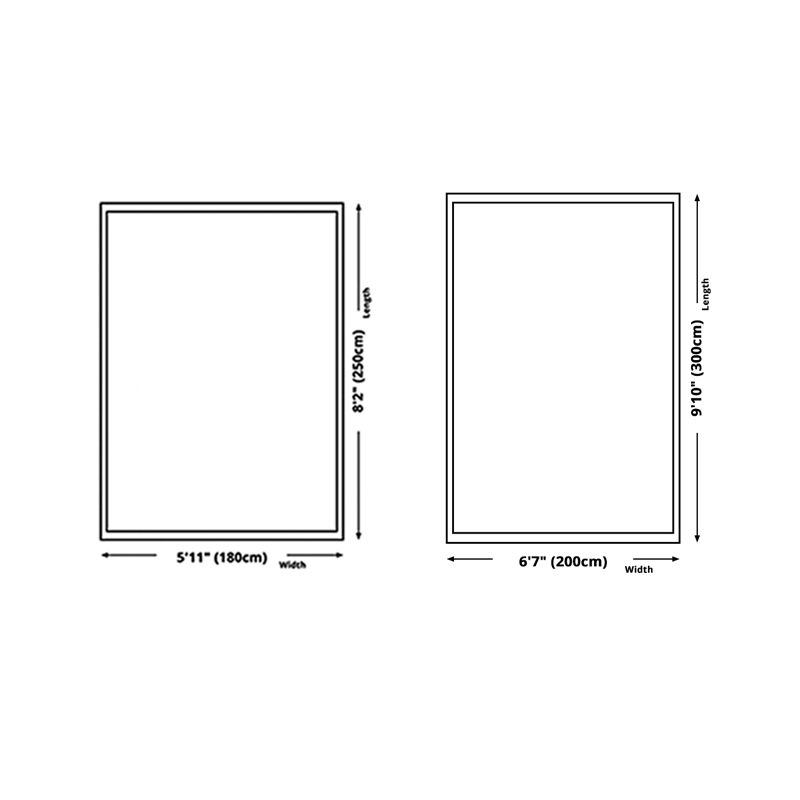 Moderner speziell geformter Teppichkontrastpaneel Teppich Polyester Teppich mit Rutschträger