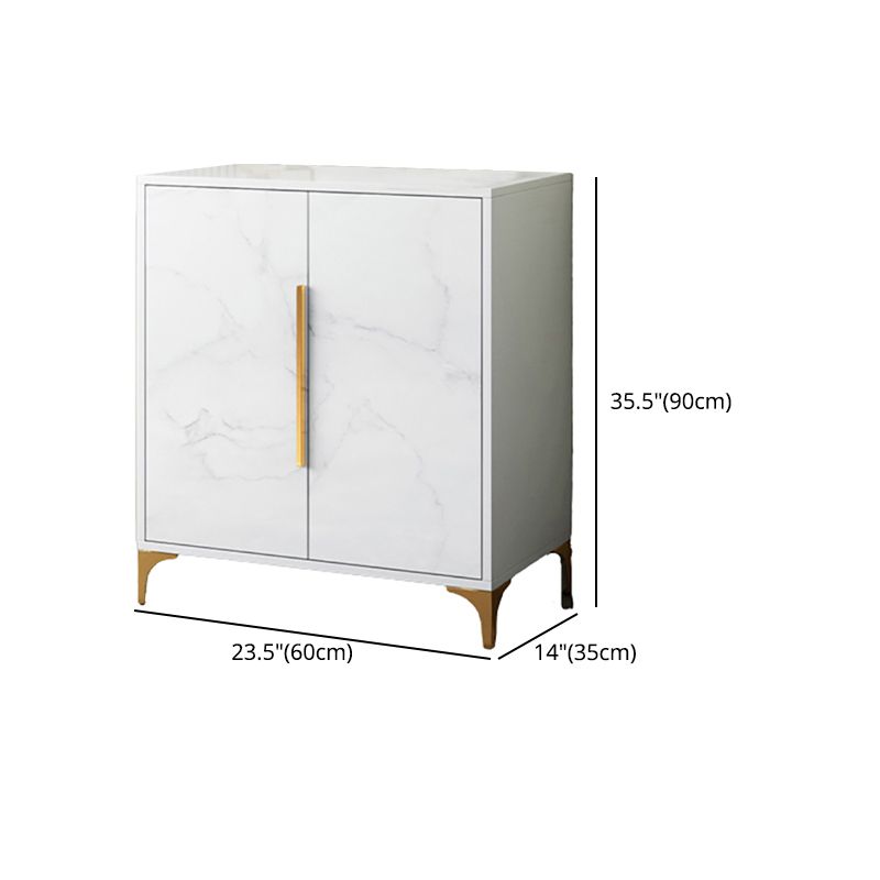 Bracket Legs Accent Cabinet with Drawers and Doors Cabinet for Living Room