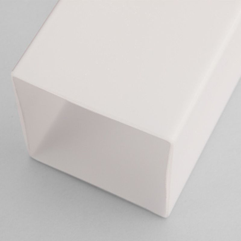 Modern Wood Wall Sconce Rectangle Shape Vanity Lamp with Glass Shade for Bathroom