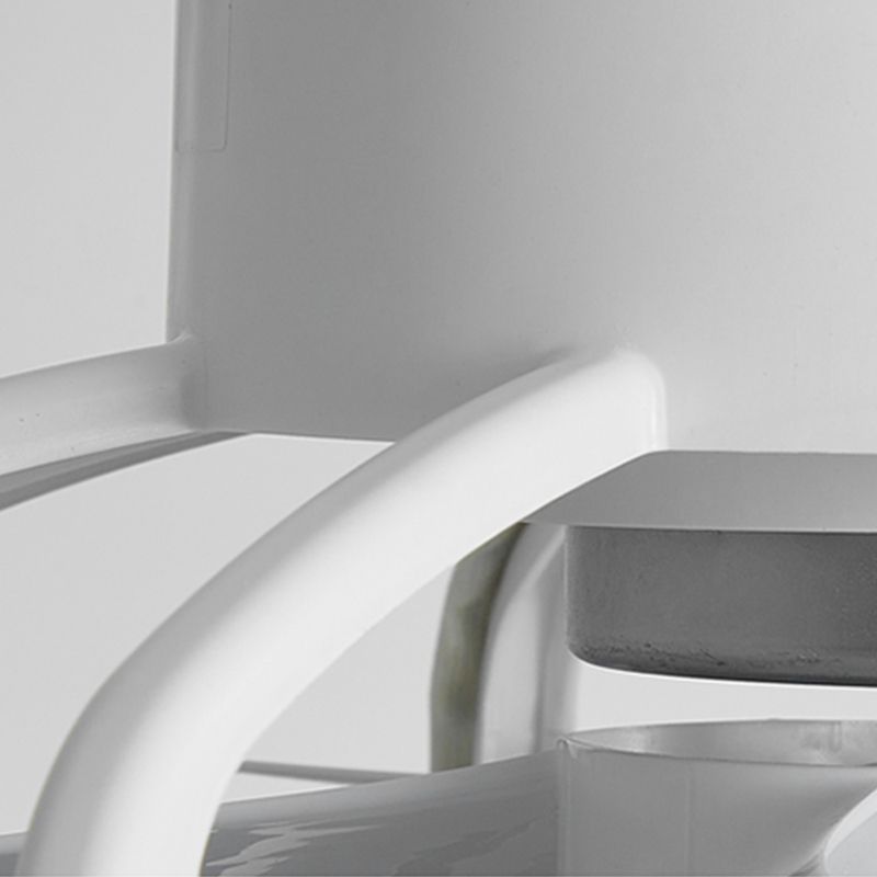 Makkaron -trommelförmige Lüfterbeleuchtung Acryl Kinder Schlafzimmer LED SEMI BUSH MOUNT LAMPE
