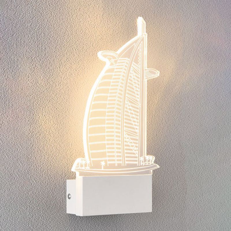 Creative Acrylic Wall Light Modern LED Wall Light Fixture for Bedroom