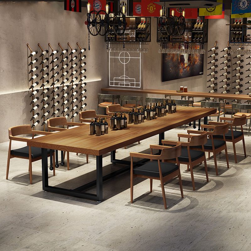 Contemporary Kitchen Dining Chairs Faux Leather Chairs with Wood Base