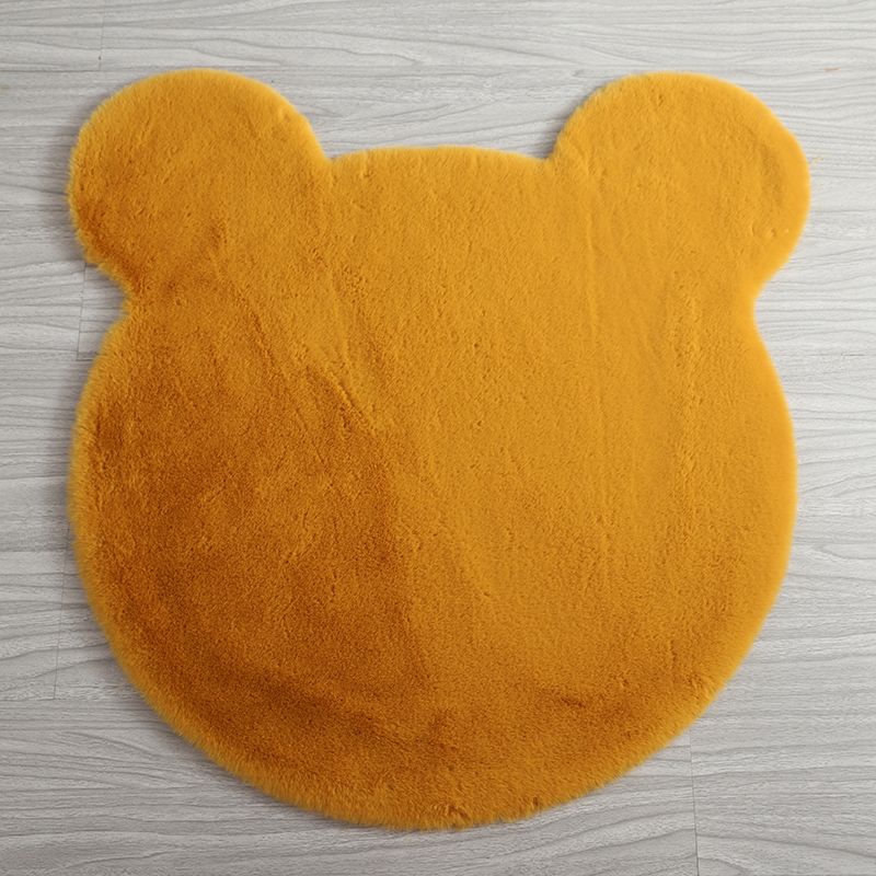 Trendiger Shag-Teppich, kreativer, einfarbiger Teppich, schmutzabweisender Polyester-Teppich für die Inneneinrichtung
