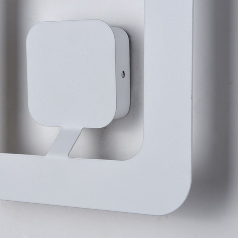 1 lampes murales géométriques légères appliques murales en métal moderne